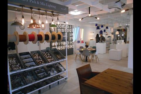 The new Heal's lighting store in London's Westbourne Grove